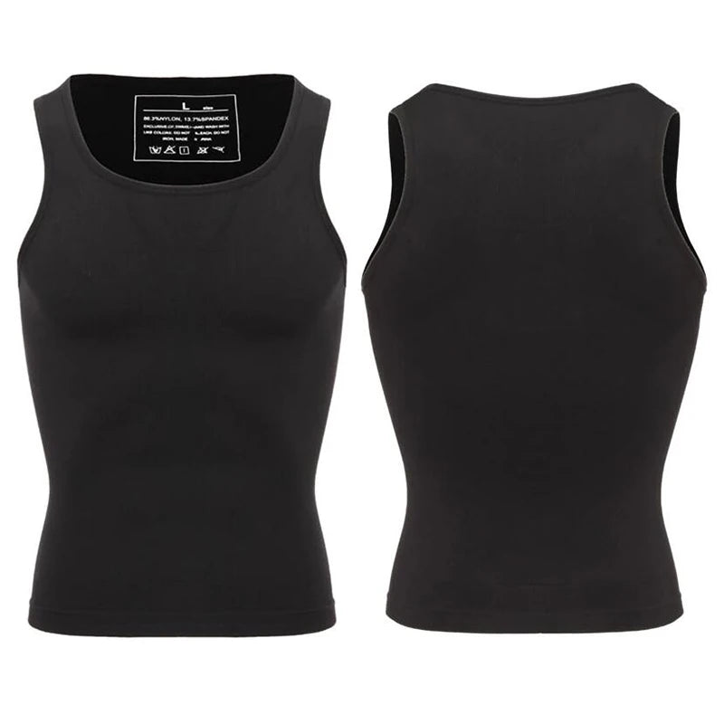 Men’s Slimming Shapewear Vest – Compression Shirt for Abs & Abdomen Control