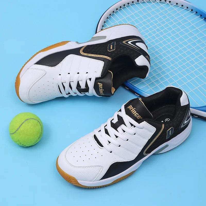 Professional Men Women Leather Badminton shoes Couple Anti-Slip Training Sneaker Lightweight Tennis Shoes Volleyball sport shoes