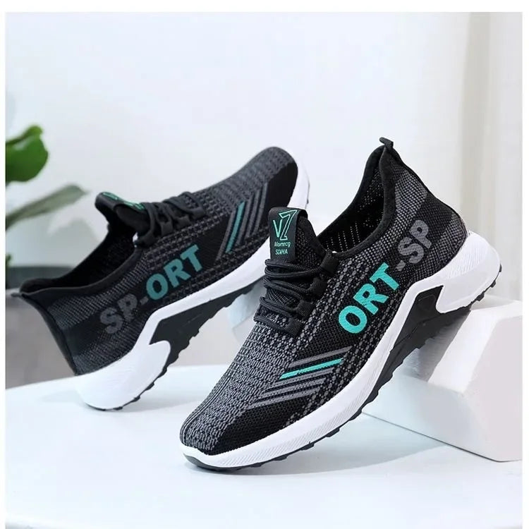 2025 Men's shoes, fashionable sports shoes, casual shoes,breathable running shoes, outdoor walking training tennis shoes 
