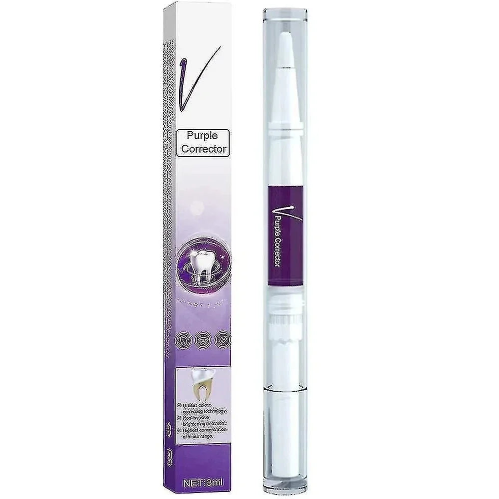 SMILEKIT V34 Purple Whitening Toothpaste Remove Smoke Stain Remove Stains Reduce Yellowing Care For Teeth Gums Fresh Breath