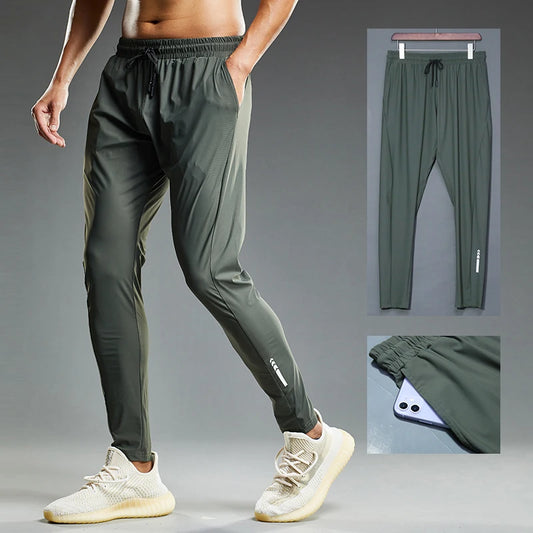 Men’s Summer Elastic Jogging Pants – Lightweight Running & Fitness Trousers