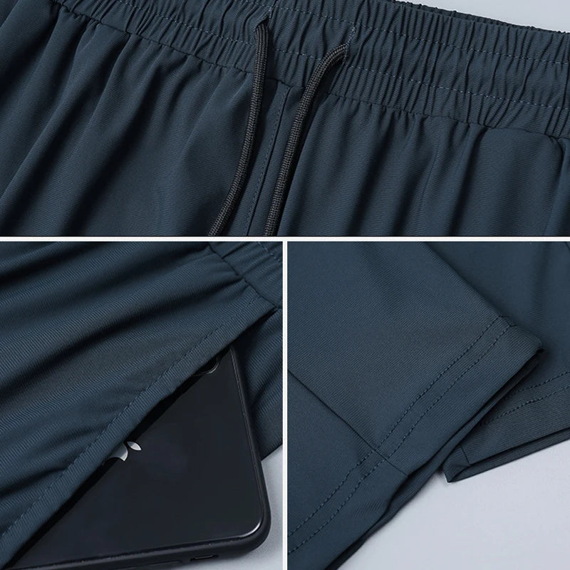 Men’s Summer Elastic Jogging Pants – Lightweight Running & Fitness Trousers