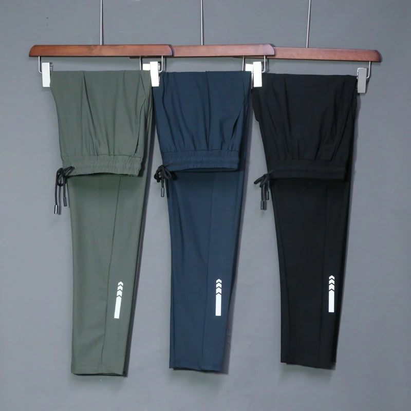 Men’s Summer Elastic Jogging Pants – Lightweight Running & Fitness Trousers