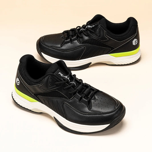 FitVille Mens Tennis Shoes Professional Training Sneakers Wear Resistant Anti-Slip Sweat Absorbent for Swollen Feet Arch Support