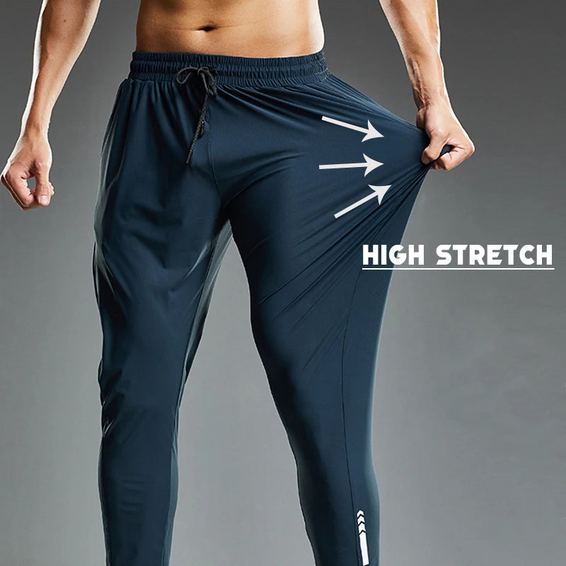 Men’s Summer Elastic Jogging Pants – Lightweight Running & Fitness Trousers
