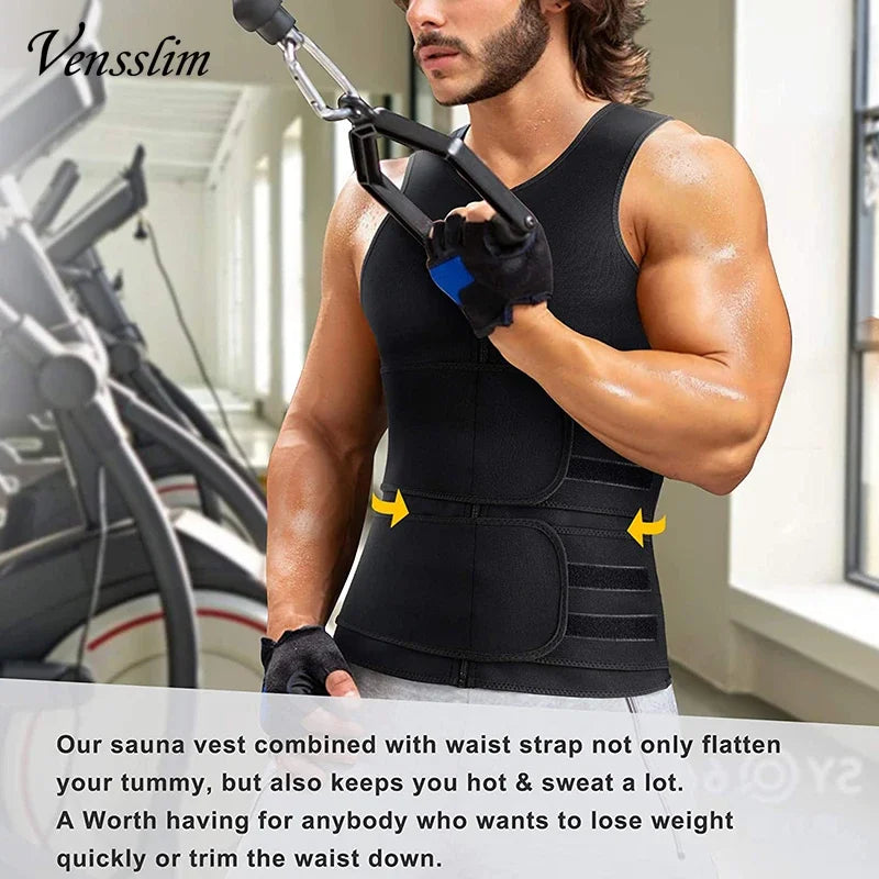 Sweat More, Look Leaner – The Ultimate Body Shaper Vest!”