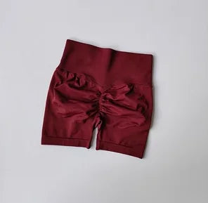 Women’s Peach Hip Lifting Sports Shorts – High Waist, Slim Fit, Quick-Dry Running & Gym Shorts for Body Shaping