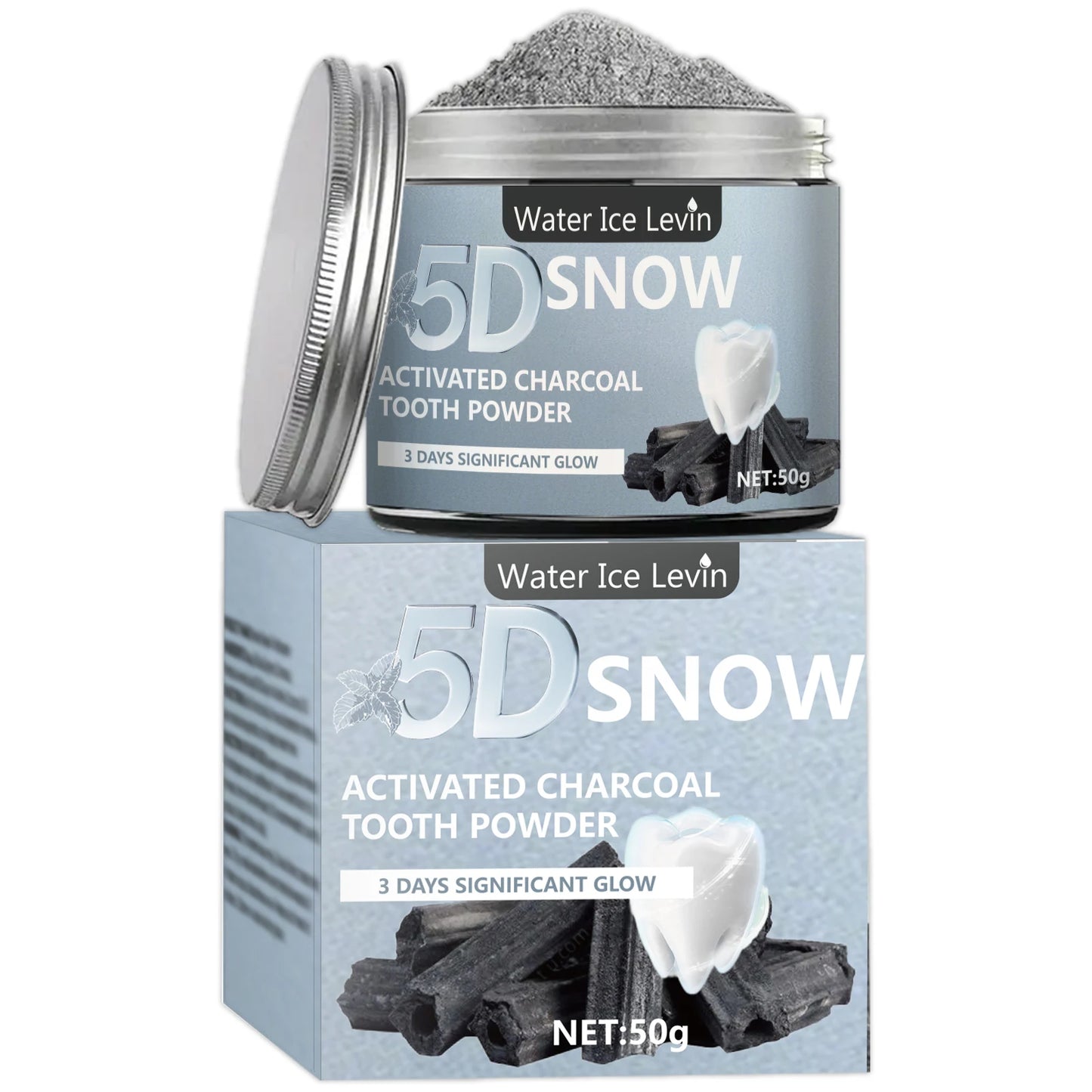 Say Goodbye to Stains, Hello to Confidence – Natural Bamboo Charcoal Teeth Whitening Powder for a Cleaner, Brighter Smile