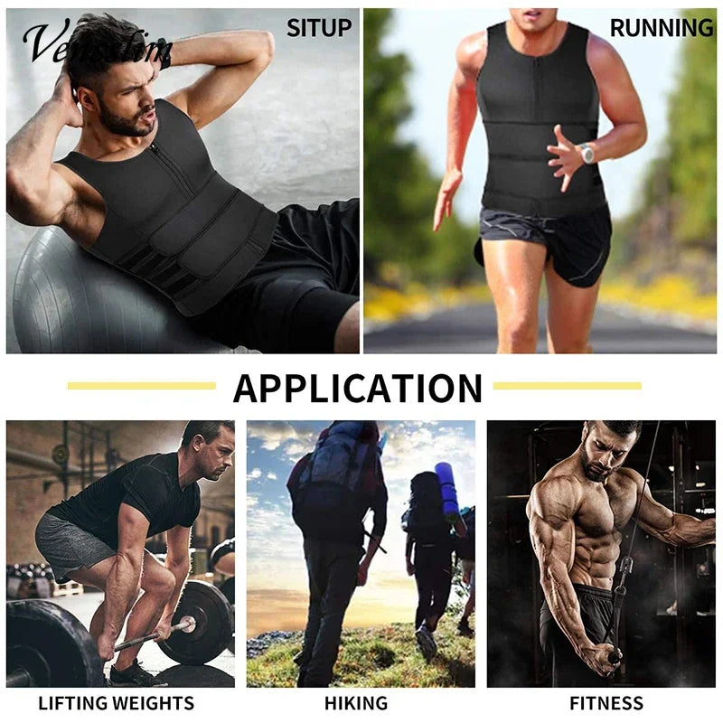 Sweat More, Look Leaner – The Ultimate Body Shaper Vest!”
