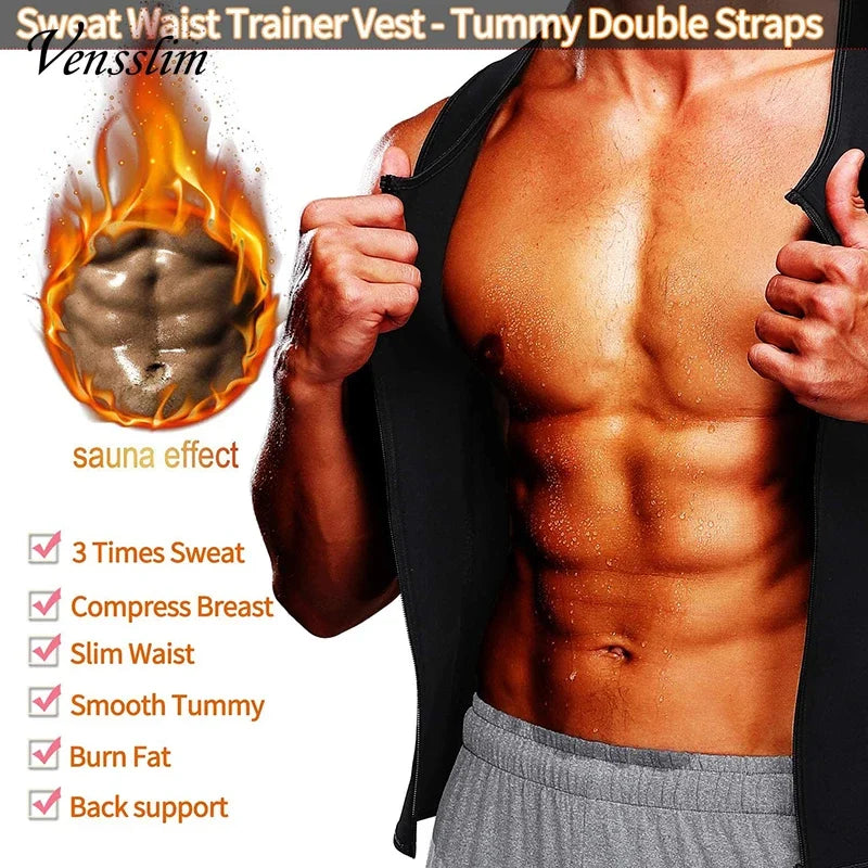 Sweat More, Look Leaner – The Ultimate Body Shaper Vest!”