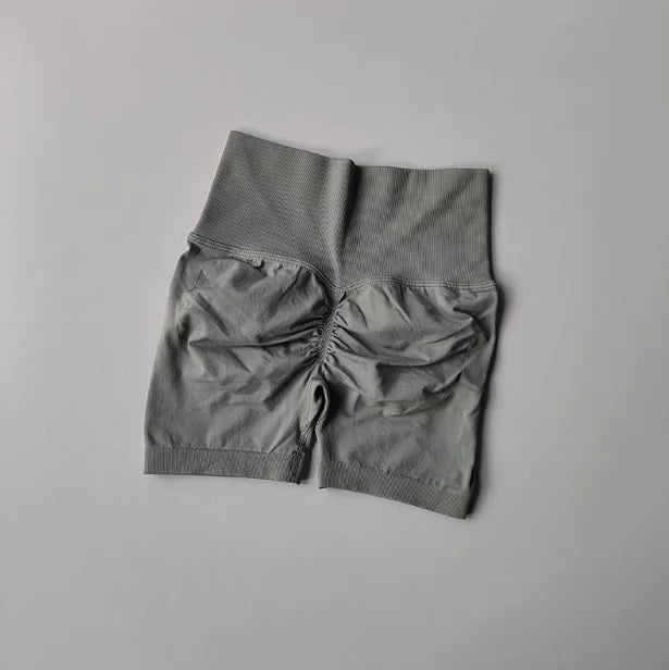 Women’s Peach Hip Lifting Sports Shorts – High Waist, Slim Fit, Quick-Dry Running & Gym Shorts for Body Shaping