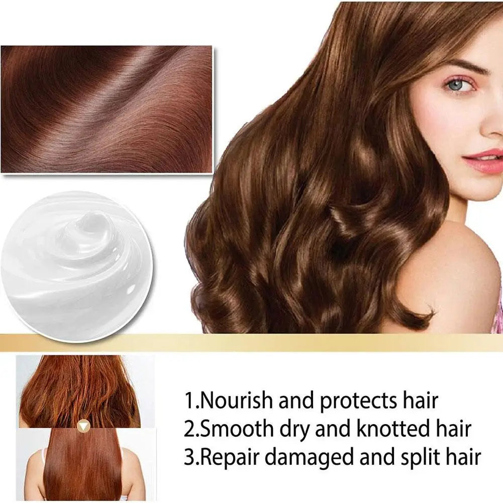 Magical Keratin Hair Mask For Maltreated Hair 5Seconds Repairing Damaged Frizzy Hairs Smoothing Nourish Straightening Hair Care