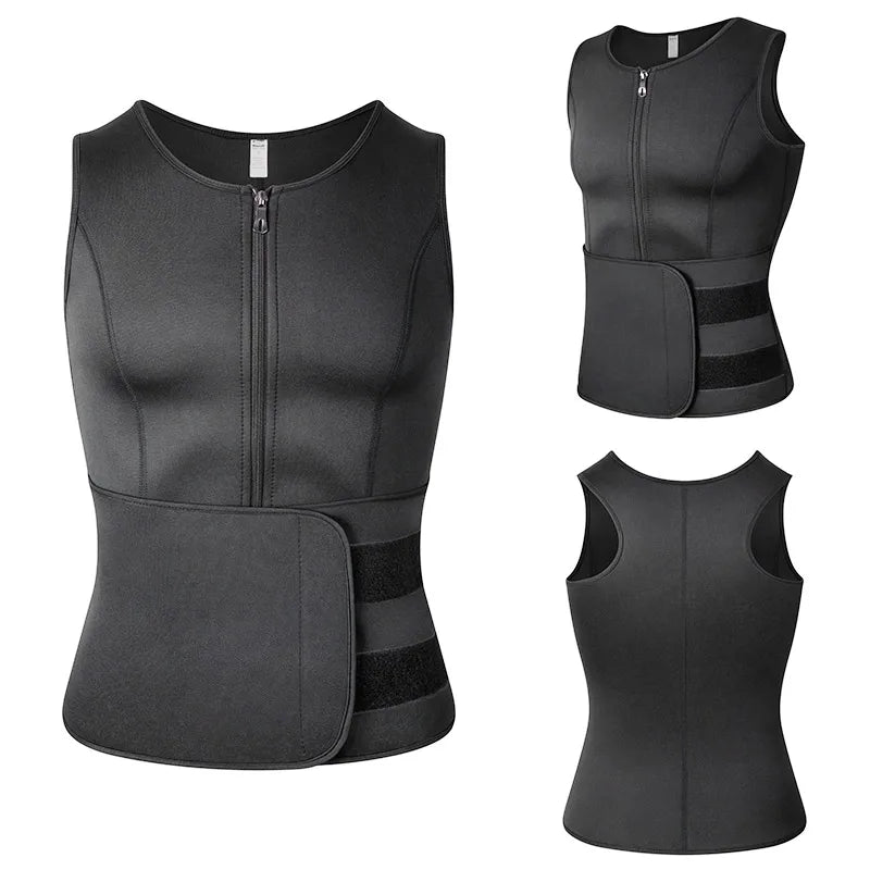 Sweat More, Look Leaner – The Ultimate Body Shaper Vest!”