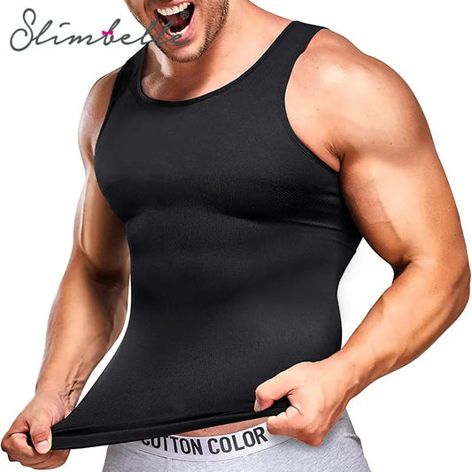 Men’s Slimming Shapewear Vest – Compression Shirt for Abs & Abdomen Control