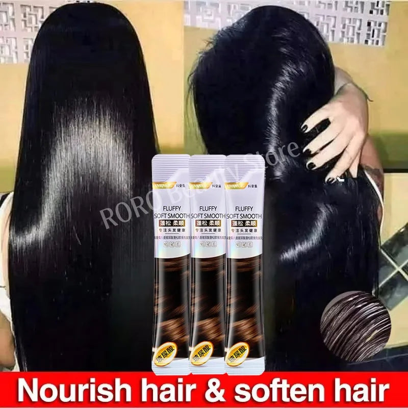 Keratin Hair Mask Magical 5 Second Repair Damage Frizzy Soft Smooth Shiny Hair Deep Moisturize Hair Treat Repair Hair Care Mask