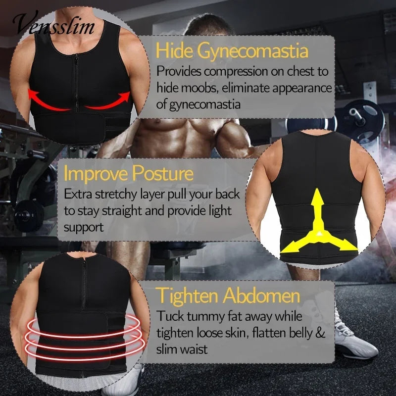 Sweat More, Look Leaner – The Ultimate Body Shaper Vest!”